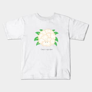 cute spider cauliflower Kids T-Shirt